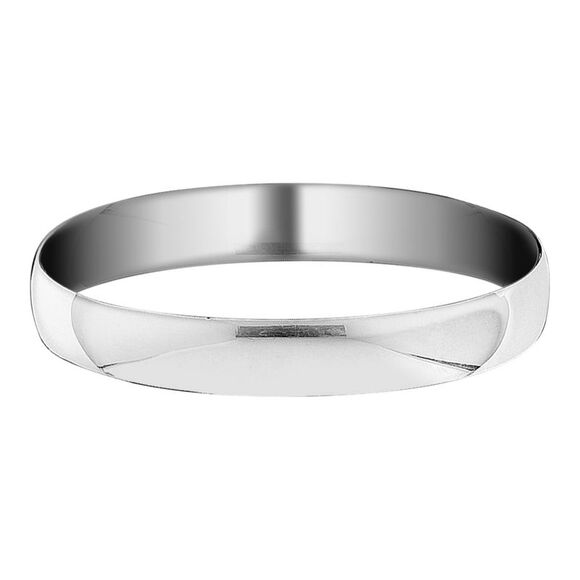 Sterling Silver Slip-On Bangle Bracelet (9.75mm)